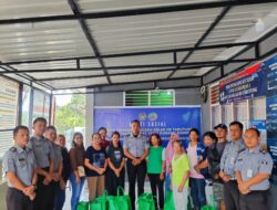 Sambut Peringatan Hari Bakti Pemasyarakatan Ke-61, Rutan Tarutung Gelar Bakti Sosial kepada Masyarakat yang Kurang Mampu