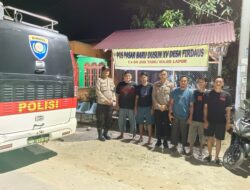 Polres Sergai Tingkatkan Patroli Malam dan Tinjau Pos Sat Kamling Demi Keamanan Warga