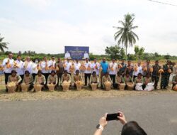 NUSAKAMBANGAN PANEN PERDANA, BANGUN LUMBUNG KETAHANAN PANGAN DAN BERI KESEMPATAN WARGA BINAAN
