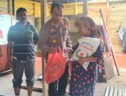 Polres Dairi Salurkan Bantuan untuk Korban Angin Puting Beliung di Siempat Nempu Hulu