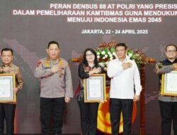Kapolri Buka Rakernis Densus 88 Antiteror Polri 2025, Tinjau Booth Usaha Eks Napiter