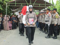 Polres Sergai Turut Berduka Cita atas Wafatnya Purnawirawan Polri IPTU SUHERMAN, SH