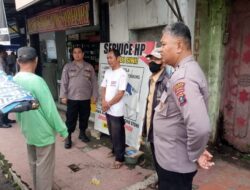 Jalin Kedekatan, Sat Binmas Polres Langkat Sambangi Tokoh Masyarakat dan Komunitas Betor di Stabat Baru