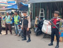 Cegah Aksi Premanisme, Sat Samapta Polres Langkat Tingkatkan Patroli Ke Pasar Tradisional