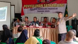 Polres Sergai Gencarkan Penyuluhan Hukum & Perangi Aksi. premanisme