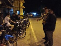 Polsek Bahorok Gelar Razia Premanisme dan Knalpot Brong, 40 Unit Disita untuk Jaga Kamtibmas
