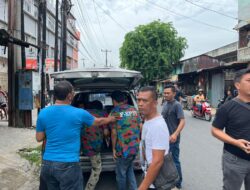 Unit Reskrim Polsek Medan Tembung Amankan 6 orang Diduga Preman yang Terlibat Aksi Pembalakan diToko Gipsum Jalan Mandala By Pass, Medan.