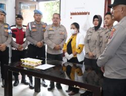 Gaktiblin Sudbid Provos Polda Sumut dan Si propam Polres Sergai Lakukan Pemeriksaan Terhadap Personil Pastikan Maksimal dalam Bertugas