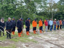 Brimob Polda Sumut Bersama BPBD dan Warga Gelar Aksi “Jumat Bersih” Demi Kelestarian Alam Wisata Simalungun