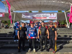 Semarak HUT ke-374 Kota Gunungsitoli, Brimob Polda Sumut Ikut Meriahkan Fun Bike Bersama Warga