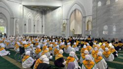 Komandan Batalyon C Brimob Polda Sumut Hadiri Pemberangkatan Jemaah Haji Kloter 20 Tapsel Tahun 2025
