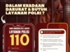 Layanan Polisi 110: Siaga 24 Jam, Bebas Pulsa, dan Responsif Tangani Situasi Darurat