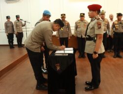 Kapolres Binjai Serah Terimakan Jabatan Kasat Reskrim Polres Binjai
