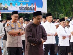 Jalin Kedekatan, Kapolres Langkat Gelar Sholat Idul Adha Bersama Masyarakat