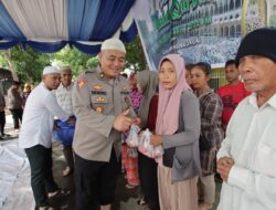 Polres Sergai Bagikan Daging hewan Qurban di Hari Raya Idul Adha 1446 H / 2025 M