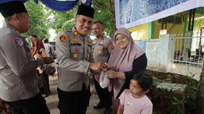 Perihal : Polres Sergai Bagikan Daging hewan Qurban di Hari Raya Idul Adha 1446 H / 2025 M