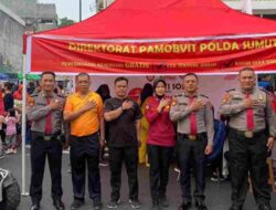 Polda Sumut Gelar Bakti Sosial, Pemeriksaan Kesehatan Gratis di Lapangan Merdeka