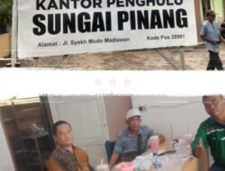 AWAk MEDIA BERSILAHTURAHMI DENGAN  PENGHULU  SEI PINANG.