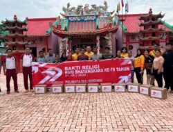 Sambut HUT Bhayangkara ke-79, Polresta Deli Serdang Gelar Bhakti Religi di Tempat Ibadah