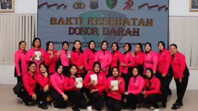 Sambut Hari Bhayangkara ke-79 Tahun Polres Sergai Gelar Bakti Kesehatan Donor Darah