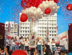 Semarak Pelayanan Polri Warnai Car Free Day di Lapangan Merdeka Medan