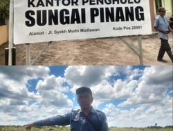 TIM AWAK MEDIA,RT TOMI DAN MANTAN RT MAHDI IKUT ,SURVEI LAHAN DI KELOMPOK TANI KM 26 DESA SEI PINANG,RIBET BELUM ADA KEPASTIAN TANDA PARET BATAS TANAH.
