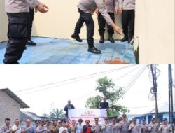 Revitalisasi Fasilitas Air Bersih, Polres Tebing Tinggi Gelar Bakti Sosial Sambut HUT Bhayangkara ke-79