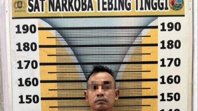 Satresnarkoba Polres Tebing Tinggi Bekuk Pelaku Pengedar Narkoba Jenis Sabu
