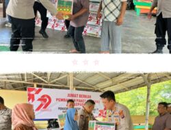 Hari Bhayangkara Ke-79, Kapolres Binjai Berikan Bingkisan Kepada Abang Becak, Tukang Gali Kubur dan Bilal Mayit