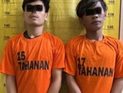 Tabrakkan Sp.Motor Kearah Petugas, Akhirnya Dua Orang Pria Di Gelandang Polres Binjai