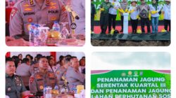 Polda Sumut Tanam Jagung Serentak, Targetkan 24 Ribu Ton Demi Swasembada Pangan 2025
