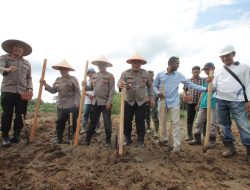 Polres Sergai Tanam Jagung Lahan 2 Hektar, Siap Mendukung Penuh Program Ketahanan dan Swasembada Pangan
