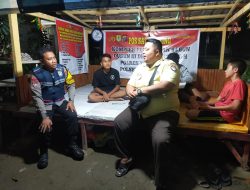 Polsek Tebing Tinggi Himbau Petugas Jaga Pos Satkamling Rutin Berpatroli