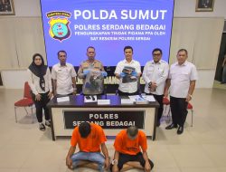 Kapolres Sergai Pimpin Press Release Ungkap Kasus Tindak Pidana Persetubuhan atau Perbuatan Cabul Terhadap Anak