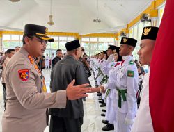 Kapolres Langkat Hadiri Pengukuhan Paskibra HUT RI ke-80