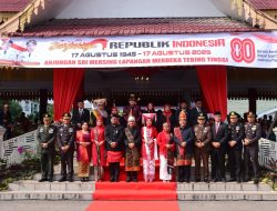 Kapolres Tebing Tinggi Ikuti Upacara Detik-detik Proklamasi HUT ke-80 RI di Lapangan Merdeka