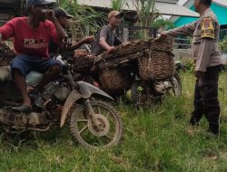 Bhabinkamtibmas Sambang Desa Binaan Dan Sampaikan Pesan Kamtibmas