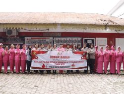 Polwan Polres Langkat Gelar Donor Darah Sambut HUT Polwan ke-77