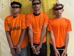 Tiga Orang Pemuda Di Tangkap Polres Binjai Saat Edarkan Narkoba Di Binjai Utara