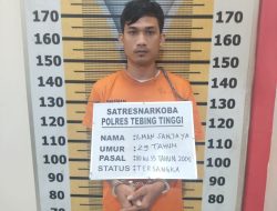 Polres Tebing Tinggi Tangkap Pria Pemilik Sabu di Paya Pinang, 2 Paket Sabu Diamankan
