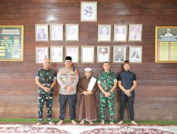 Kapolres Langkat Silaturahmi dengan Tuan Guru Babussalam, Mohon Doa Restu untuk Keamanan Negeri
