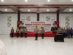 Kapolres Langkat Pimpin Sertijab Kasat Lantas Yang Baru