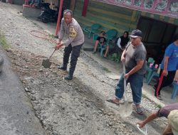 Gotong Royong Wujud Nyata Kehadiran Polisi di Tengah Masyarakat