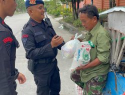 “Brimob Sumut Tebar Kepedulian, Batalyon A Pelopor Gelar Bakti Sosial Jumat Berkah di Medan”