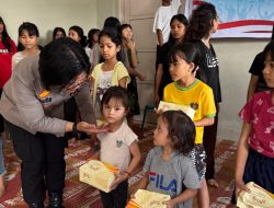 Srikandi Polri Berbagi Kasih: Polwan Polda Sumut Gelar Bakti Sosial HUT ke-77