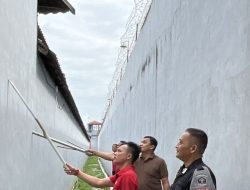 Patroli Kesiapsiagaan dan Kewaspadaan, Lapas Tebing Tinggi Intensifkan Kontrol Brandgang.