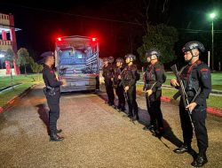 Dekat dengan Warga, Brimob Polda Sumut Gelar Patroli Dialogis dan Sambangi Pos Kamling di Gunungsitoli