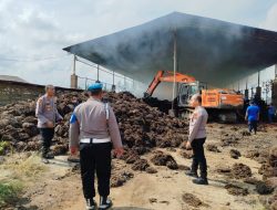 Gudang Jangkos Terbakar, Polisi Gerak Cepat Jaga Kondusifitas