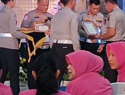 Satlantas Polres Tebing Tinggi Terima Penghargaan di HUT Lalu Lintas Bhayangkara ke 70