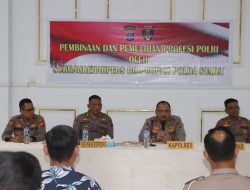 Polres Langkat Lakukan Pembinaan Pemulihan Profesi Polri